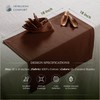 HEIRLOOM COMFORT Brown Cloth Napkins 18x18 Inch, Set of 6-100%
