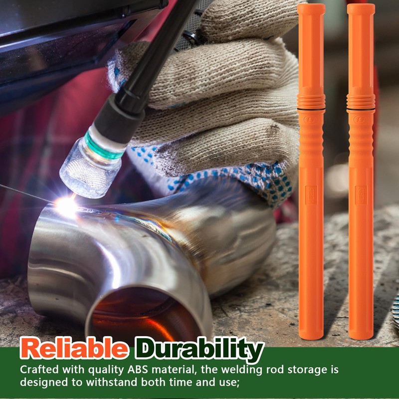 Tandefio 4 Pcs Welding Rod Storage Tube 40 Inch Tig
