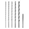 QWORK® 5 Piece Twist Drill Bit Set, 200 mm HSS