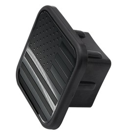 Tow Bar Cover 3.15 x 3.15 x 1.97 Inch Tow Bar Cover Square Opening Car Accessories for Most Cars and Trailers (Black)
