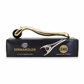 Lenico Dermaroller Facial y Capilar de Titanio, Rodillo Manual para Rutina de Cuidado de la Piel y Cuero Cabelludo, Uso Cosmtico en Casa