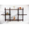 Frenchi Furniture 3 Tier Wall Shelf