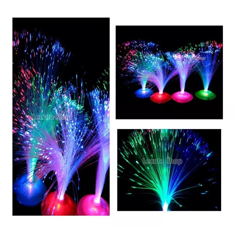 Led 20 Centros De Mesa Fibra Optica Decoracion Adorno Arreglos