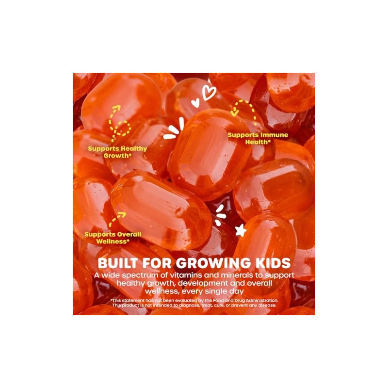 Childlife Multi Vitamin Softchew Gummies Tablets Natural Orange Flavor Gomitas
