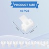 40pcs Cabinet Restrictor Clips, Cabinet Hinge Restriction Clips for Grass