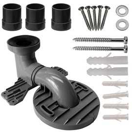 Toilet Replacement Rough-In Kit Compatible with TOTO TSU01W.12R, UniFit rough-in with12" Rough-in Adapter Toilet Hardware Kit for Vespin II Series Toilets
