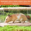 HOMURY 1 x Hamster Sand Bath: Acrylic Hamster Bath Box,