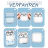 Transparent Protective Case Compatible with AirPods 4, Case for Airpods