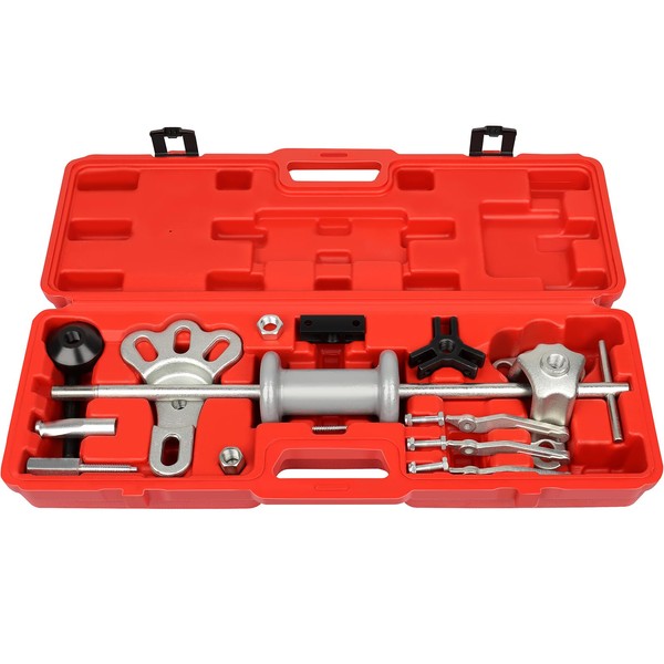 SCITOO 9-Way Slide Hammer Puller Set,Front Wheel Hub Bearing Remover