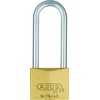 ABUS 26846 63mm Long Shackle Brass Padlock with Reversible Key
