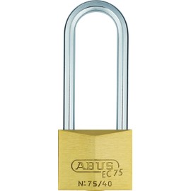 ABUS 26846 63mm Long Shackle Brass Padlock with Reversible Key
