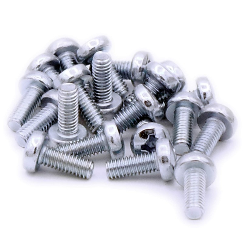 M4 (4mm x 10mm) Pozi Pan Machine Screw (Bolt) -