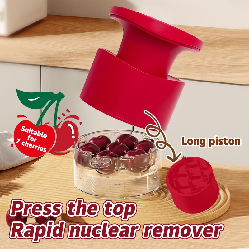 Cherry Pitter - Quick Release Multi Cherries Stoner Pitter 7-in-1,