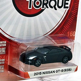 GREENLIGHT 1:64 SCALE "TOKYO TORQUE SERIES 2" 2015 NISSAN GT-R R35 (FLAT BLACK) GREEN LIGHT 1:64 Scale Tokyo Luxery 2-2015 Nissan GT-R R35 (Flat Black)