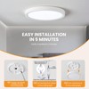 queffigle 30cm LED Ceiling Light Bathroom 28W 3125lm 180W Equivalent