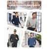 MAGCOMSEN Mens Sweatshirt with Sherpa Lining Pullover Men Winter Basic