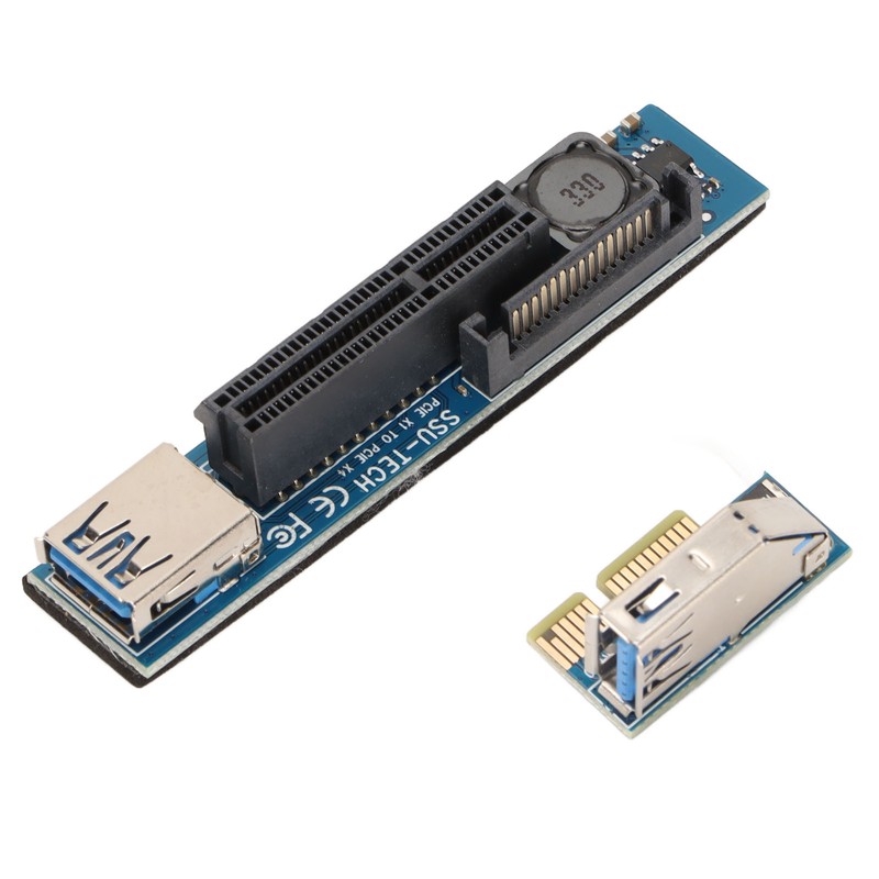 PCIE Extension Cable Integrated Power Supply Gold Plated Contacts Fine