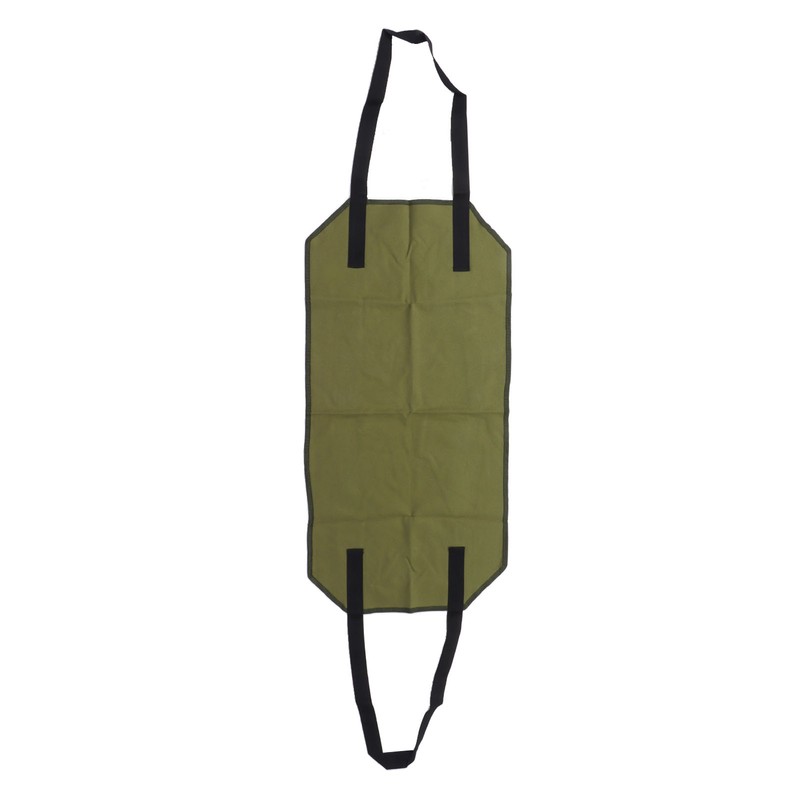 Large Canvas Firewood Carrier Log Bag Indoor Fireplace Log Carrier