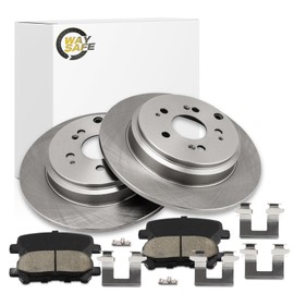 OWAYSAFE Rear 13.13 inch (334mm) for 2011-2017 Honda Odyssey Brake Kit, for 2009-2015 Honda Pilot, 2007-2013 Acura MDX, 2010-2013 Acura ZDX Brakes Rotors and Ceramic Pads Replacement, 31469 1281