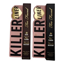 Too Faced Waterproof Gel Eyeliner 2 pack  - Killer Espresso and Killer Black