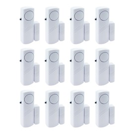 Door Window Alarm, 90DB Door Alarms for Kids Safety, Door Window Burglar Alarm-Window Pool Alarms for Home (12 Pack)
