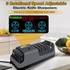 Electric Knife Sharpener, 5 in 1 Multifunctional 3-Speed Variable Professional