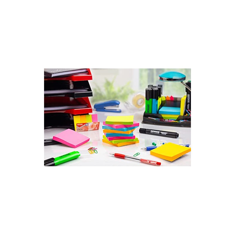 Office Products Highlighters Bright Pack of 10 Colour: Red/Highlighter Textliner