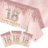 18th Birthday Decorations for Girls Pink Rose Gold Happy 18