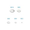 IMScrews M6 304 Stainless Steel Flat Washers for Bolts and