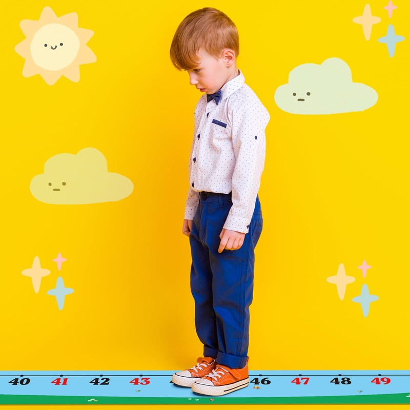 Nuanchu 2 Pcs Kids Number Line Mats 0-30 31-60 Number