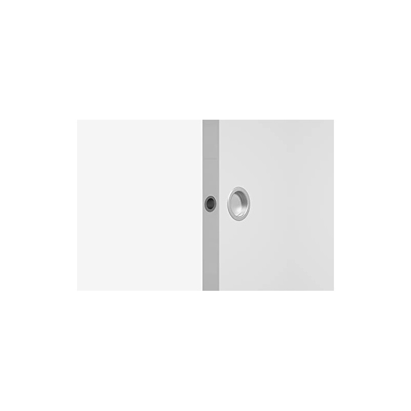 bricoleva.it Sliding Door Lock Set Rosette, Rosette, Round, Without Lock,