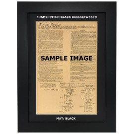 Framed Declaration of Independence Painting by John Trumbull. Standard or Poster - Standard