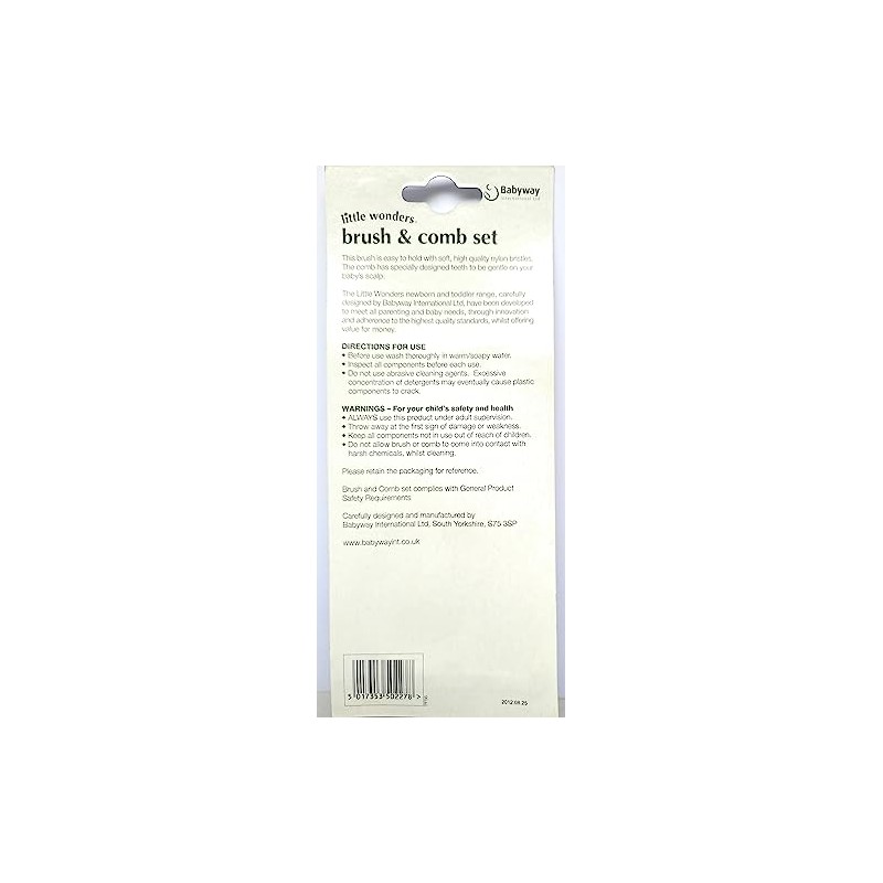 Little Wonders Brush and Comb Set - 2-Piece