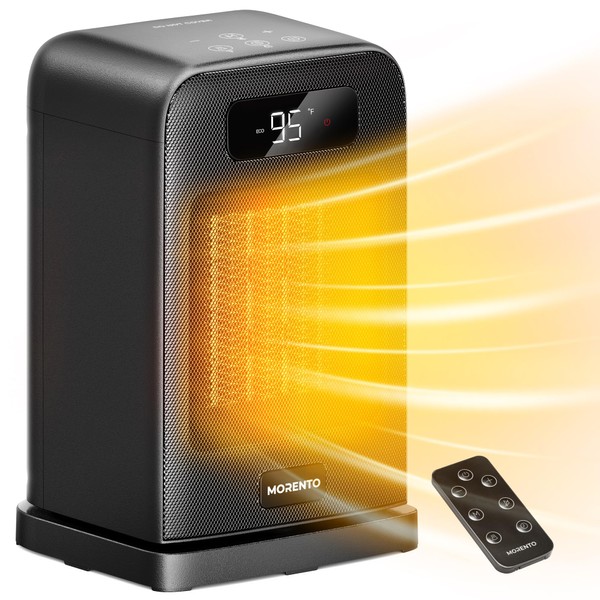 MORENTO Space Heaters for Indoor Use, 1500W Electric Heater, Desk