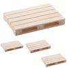 noTrash2003, Set of 4 Wooden Coasters for Cups and Small