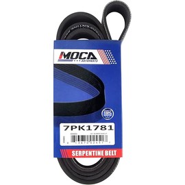 MOCA 7PK1781 EPDM Serpentine Belt Fits 03-07 for Honda Accord 2.4L l4