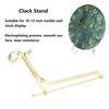 Metal Clock Stand Stylish Display Bracket for Home Office Modern