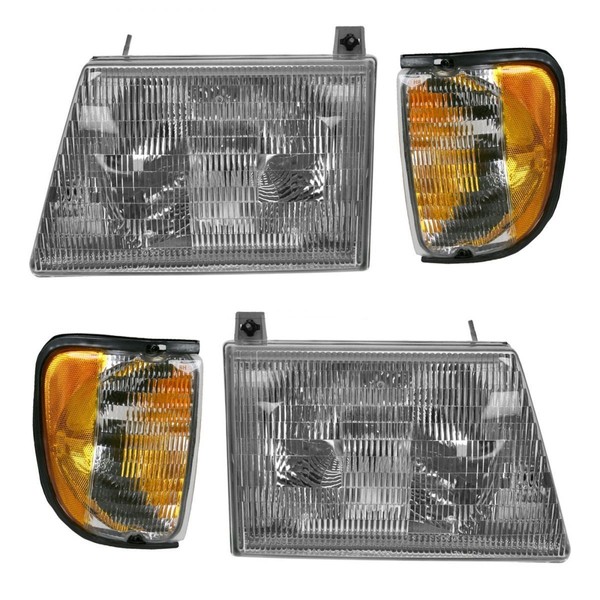 Damon Challenger 1994-1997 RV Motorhome 4 Piece Set Left &