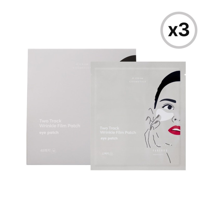 Ogram Cosmetics Two-Track Wrinkle Film Patch 3 Boxes (Total 144