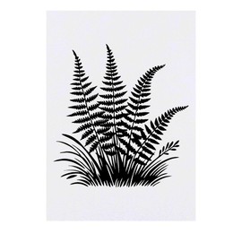 'Ferns and Grass' Temporary Tattoo - Water Resistant, Skin-Safe, Non-Toxic Transfer (TO00070591)