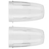 2Pcs Juicer Cup Transparent Mug Replacement Food Blender Accessory Fit