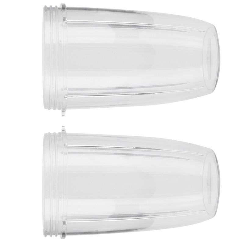 2Pcs Juicer Cup Transparent Mug Replacement Food Blender Accessory Fit