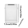 5Pcs 2.5 inch Plastic HDD Case, Hard Disk Drive Transparent