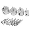 10PCS Diamond Drill Bit Diamond Hole Saw for Glass Tile