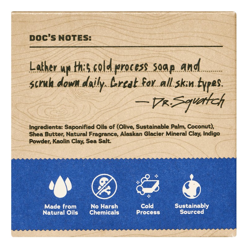 Dr. Squatch Natural Bar Soap for Men - Cold Process