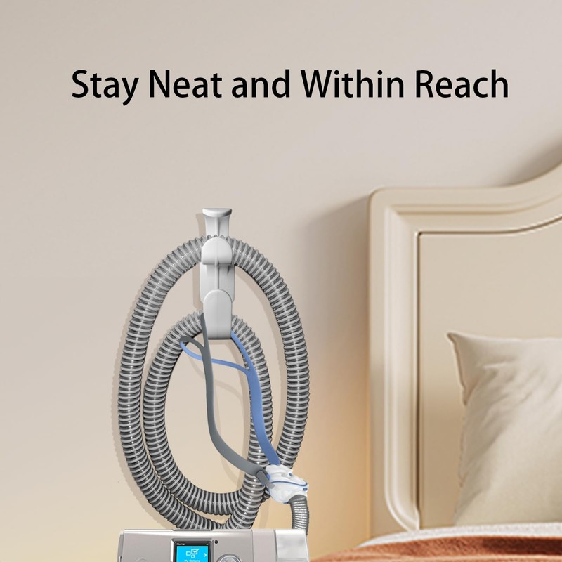 Aifeedi CPAP Hose Holder for Bed, 2 Pack CPAP Hook