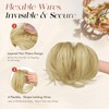 Sofeiyan Hairpiece with Clip, Hairpiece Braid with Flexible Wire for