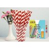 EXPECTRO Paper Straws 150 Pack Paper Drinking Straws Bio Degradable