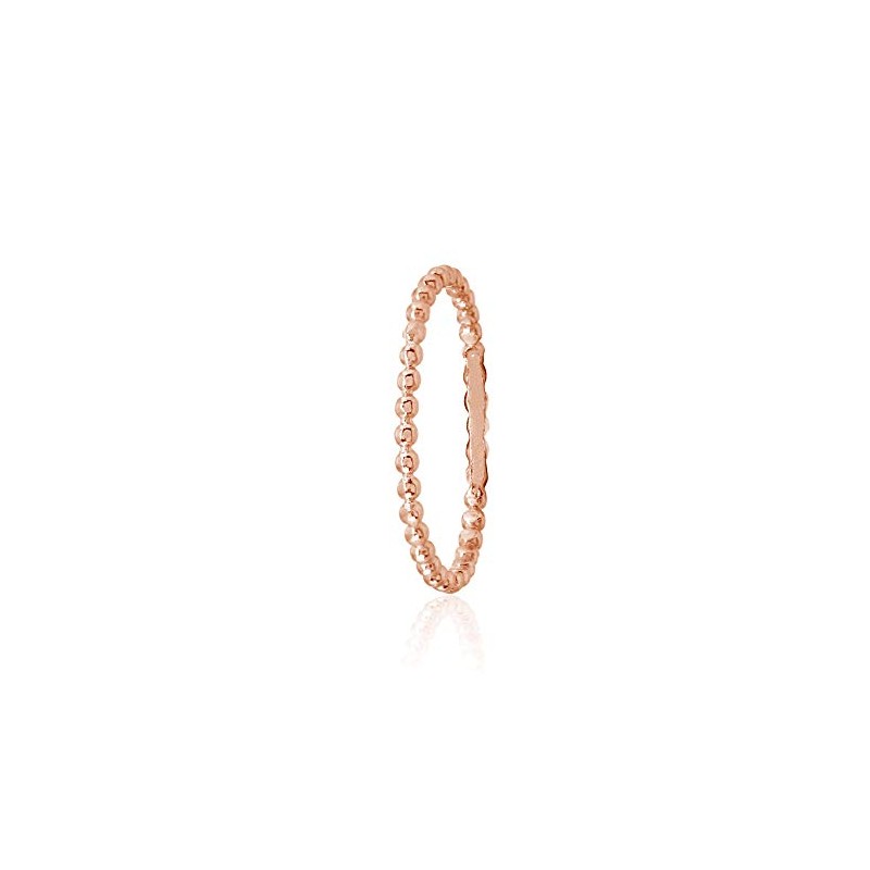 Hoops & Loops Rose Gold Flashed Sterling Silver Polished Thin