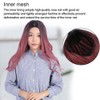 Women's Wig Long Pink Wavy Synthetic Hair Heat Resistant Cosplay